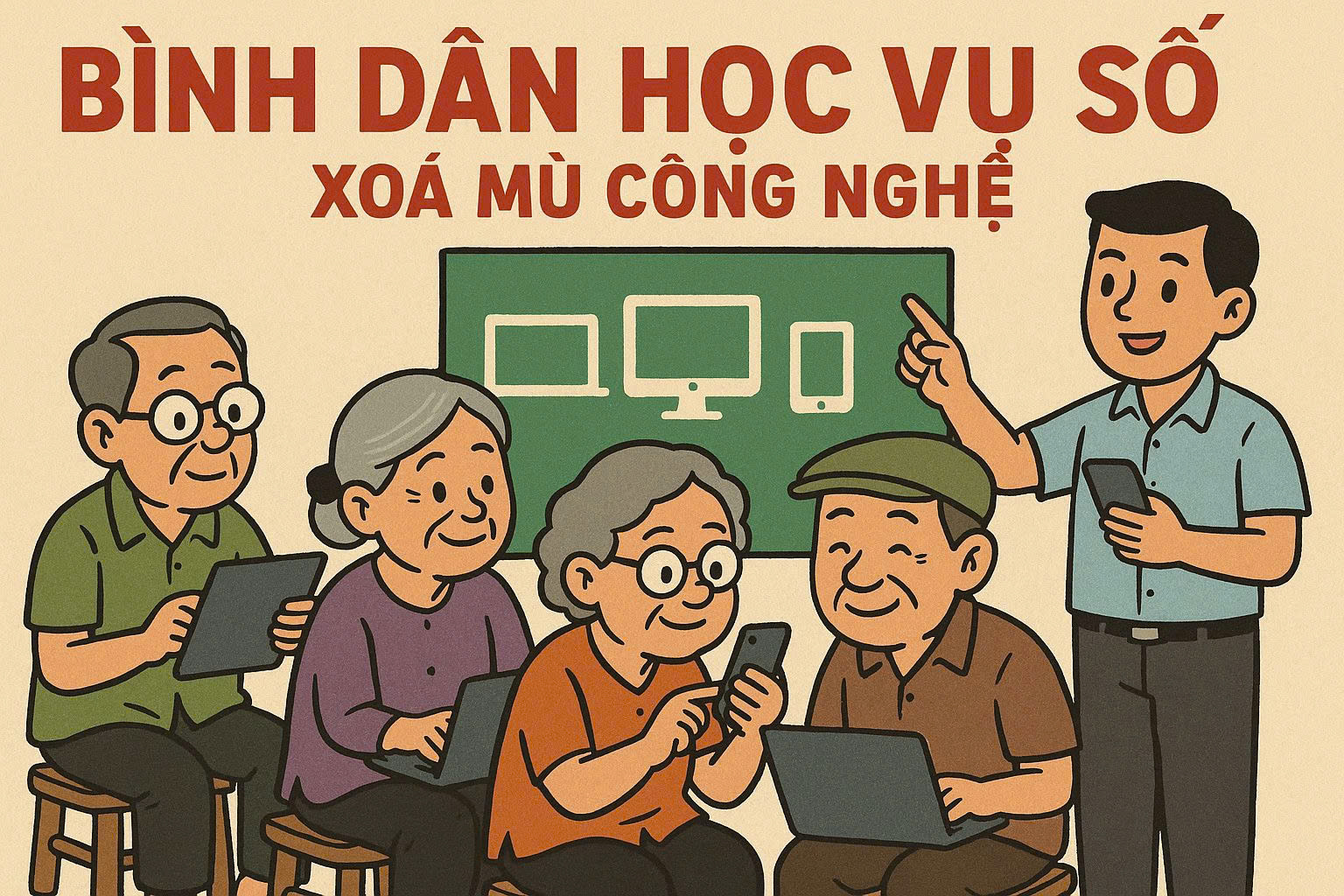 Sơn Thành: Tổng kết công tác cải cách hành chính năm 2025 và phát động phong trào “Bình dân học vụ số” năm 2026