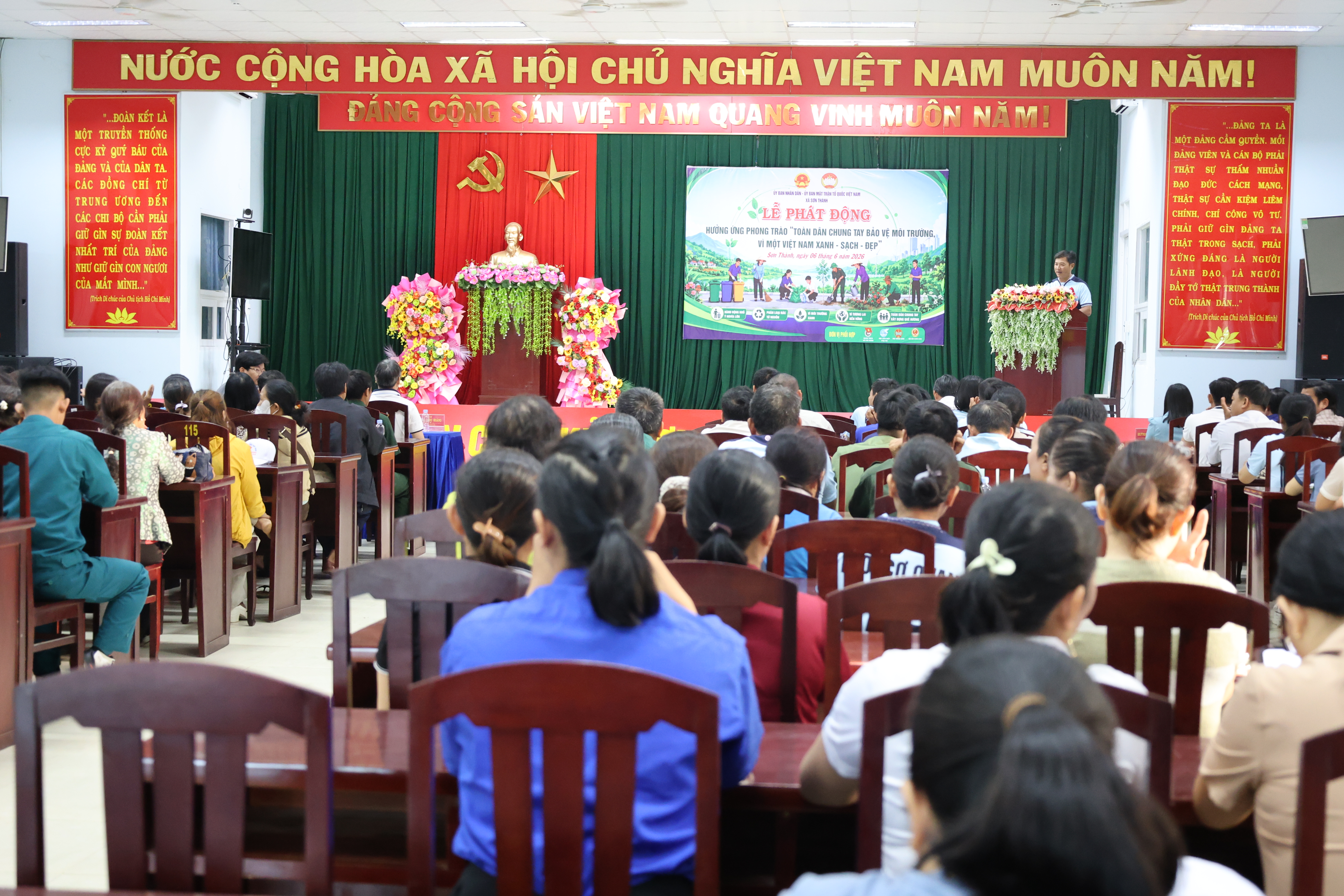 Sơn Thành: Lễ phát động phong trào thi đua “Toàn dân chung tay bảo vệ môi trường, vì một Việt Nam xanh - sạch - đẹp”