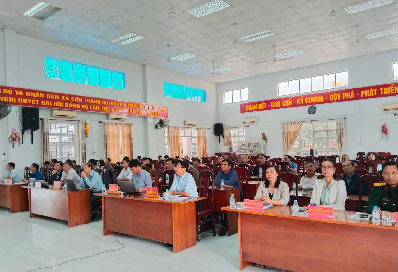 Sơn Thành: Hội nghị trực tuyến buổi thăm, làm việc của Tổng Bí thư Tô Lâm tại tỉnh Đắk Lắk