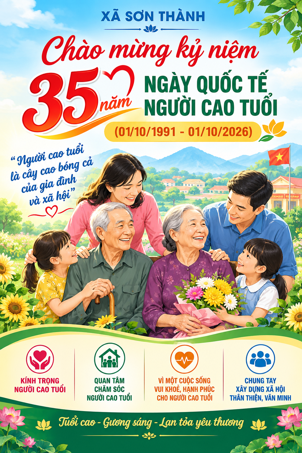 THÁNG HÀNH ĐỘNG VÌ NGƯỜI CAO TUỔI VIỆT NAM NĂM 2026