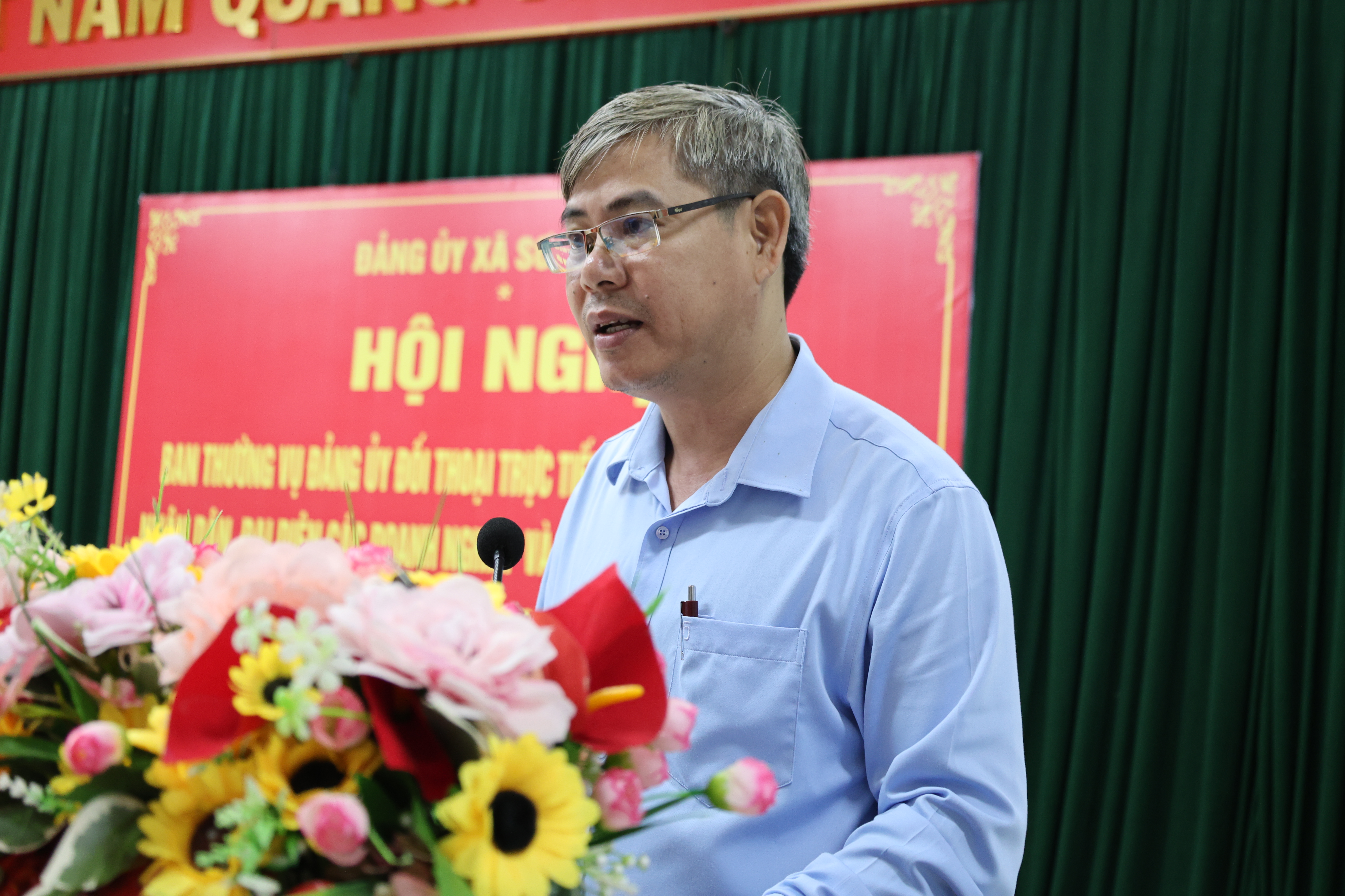 Đảng ủy xã Sơn Thành tổ chức Hội nghị đối thoại trực tiếp với cán bộ, đảng viên, Nhân dân, doanh nghiệp và hộ kinh doanh năm 2026