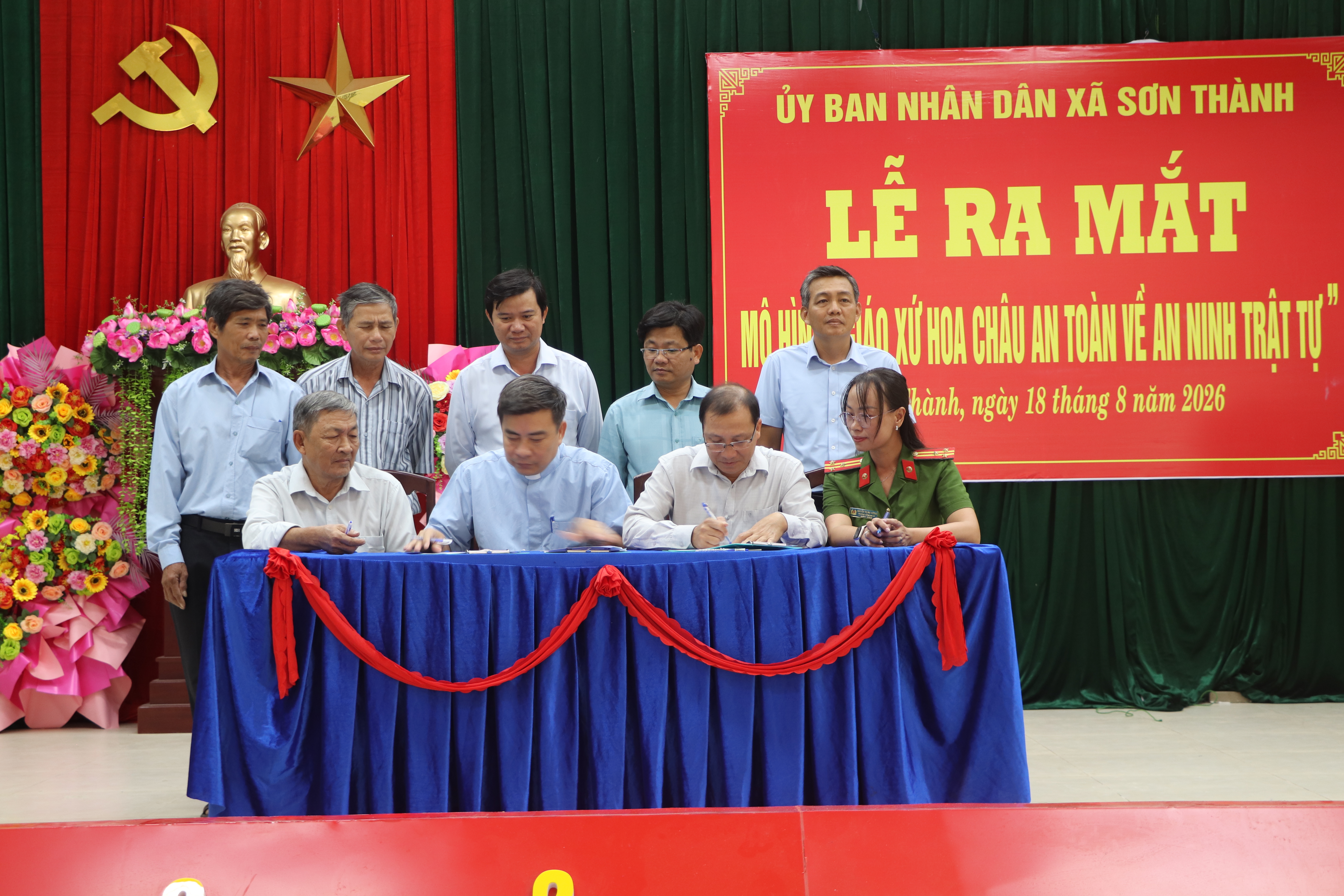 Sơn Thành: Ra mắt mô hình “Giáo xứ Hoa Châu an toàn về an ninh trật tự”