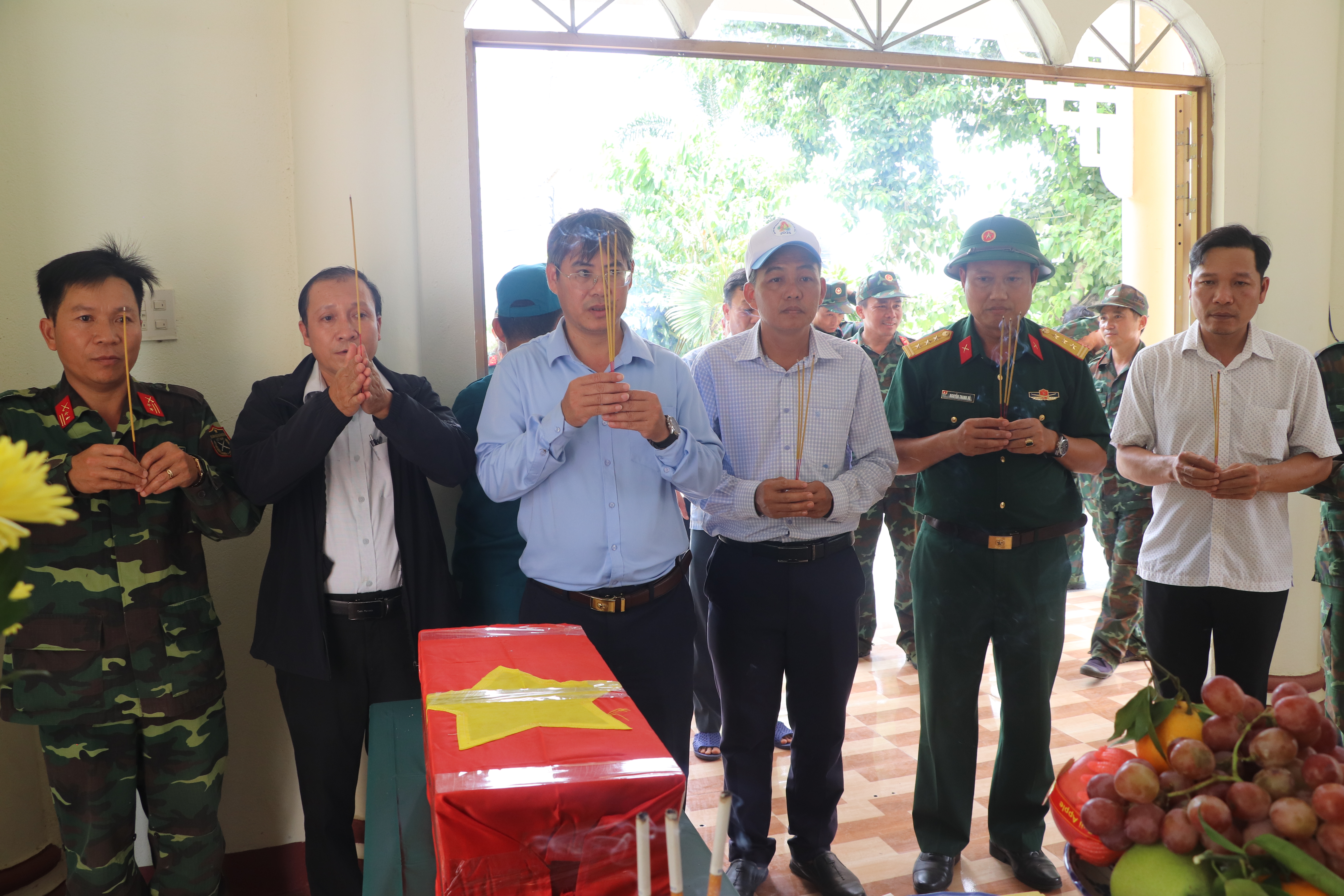 Sơn Thành: Quy tập 01 hài cốt liệt sĩ tại thôn Trường Lạc