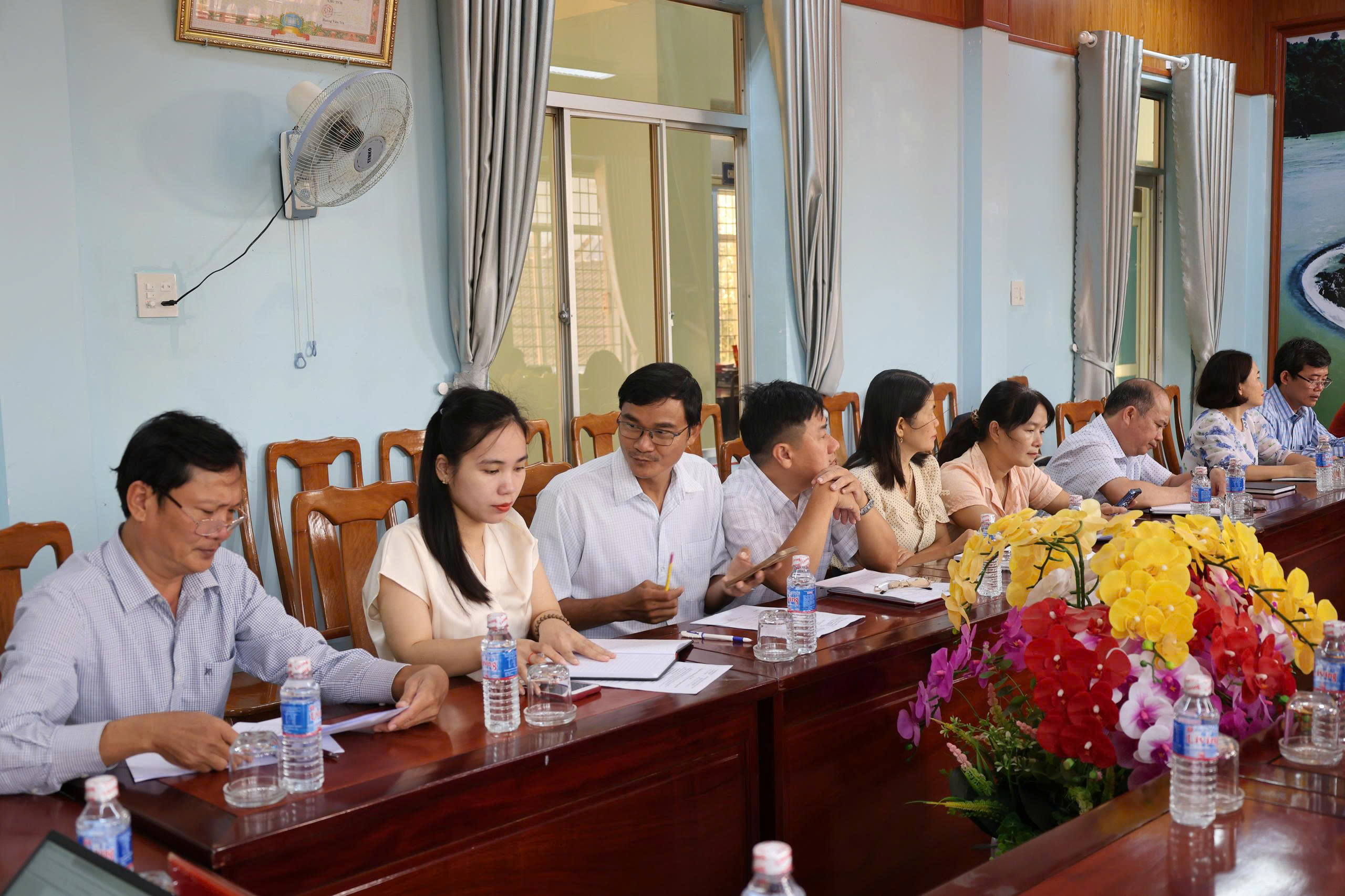 Sơn Thành: Hội nghị trực tuyến tập huấn Điều tra cơ sở hành chính, sự nghiệp năm 2026