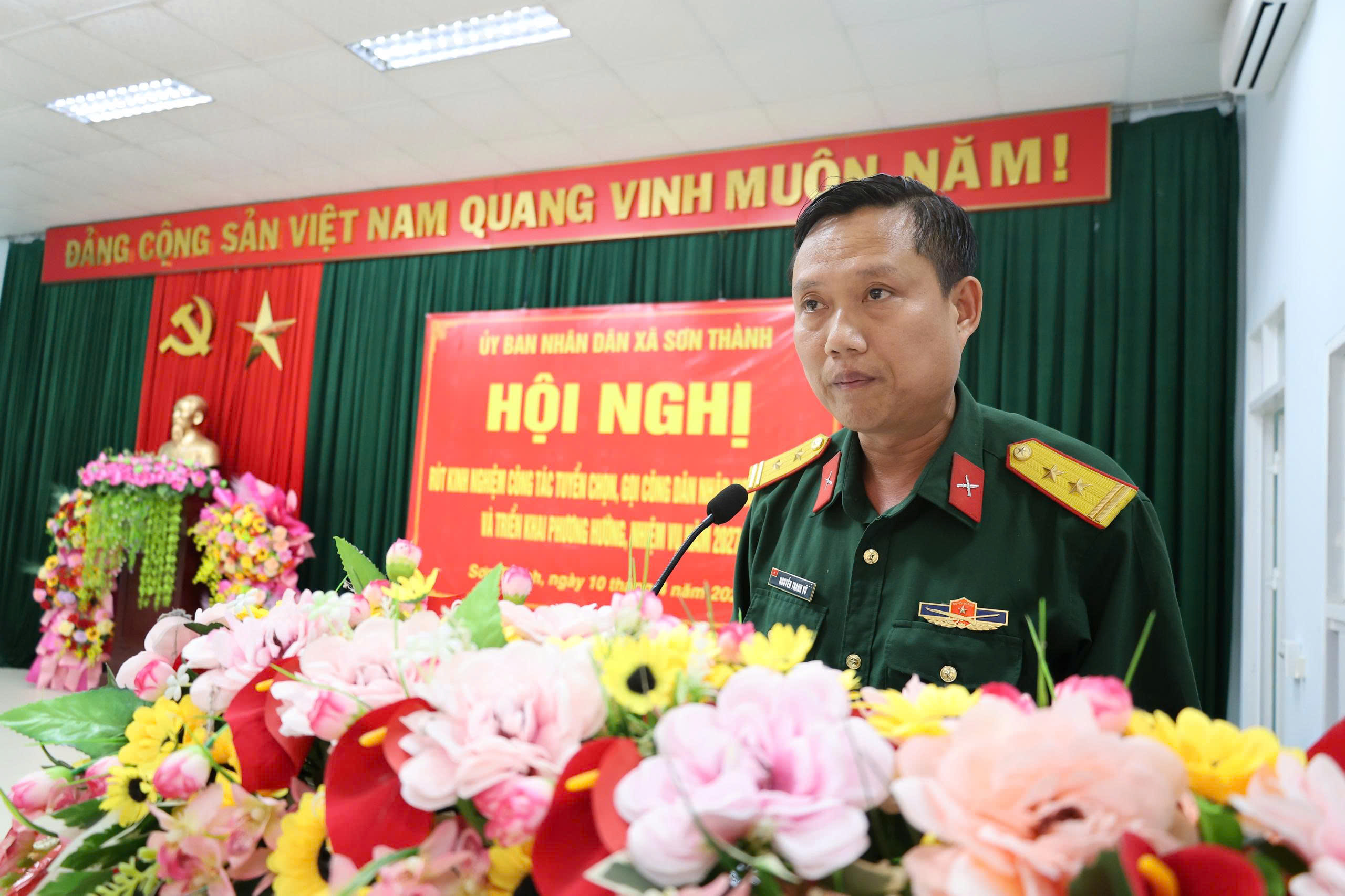 Sơn Thành: Khen thưởng 18 tập thể, cá nhân có thành tích xuất sắc trong công tác tuyển quân năm 2026