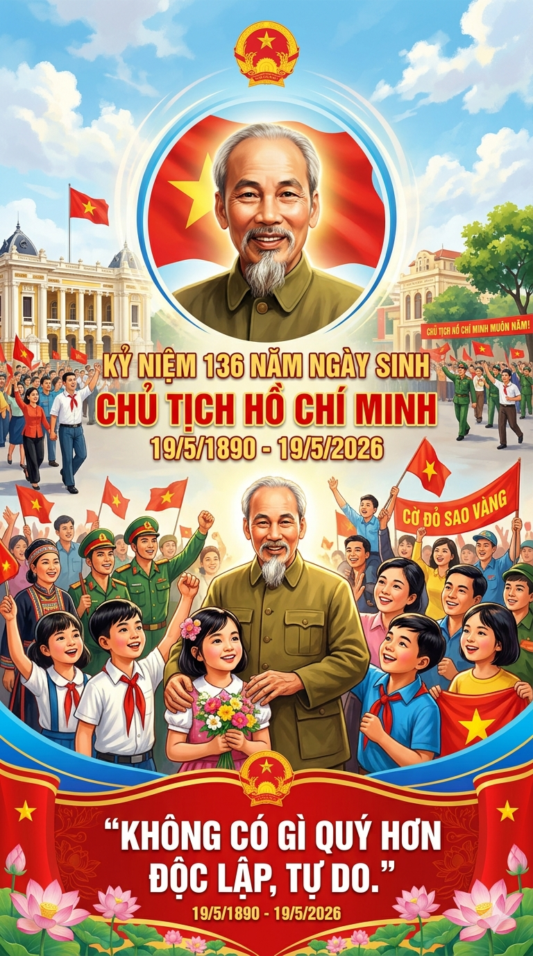 Bác sống như Trời Đất của ta